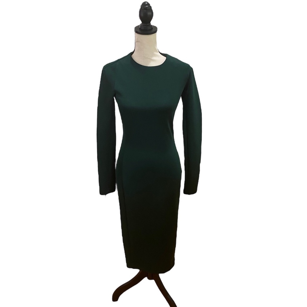 Long Sleeve Fitted Zara Midi Dress